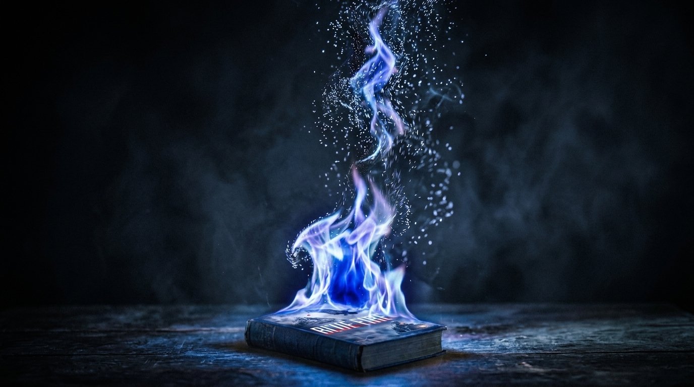 Blue Fire book trailer artwork