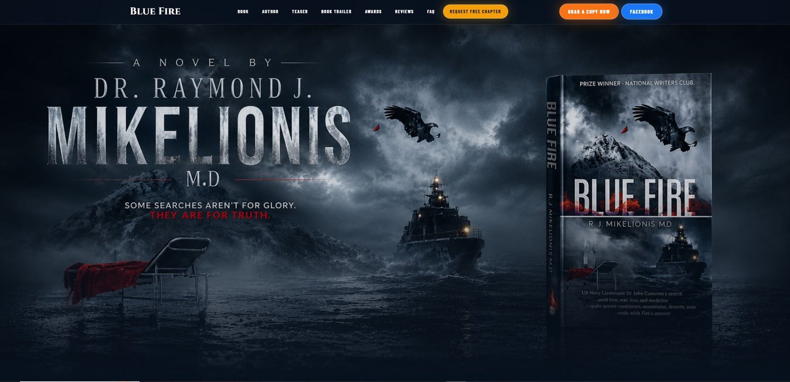 Author website example 2