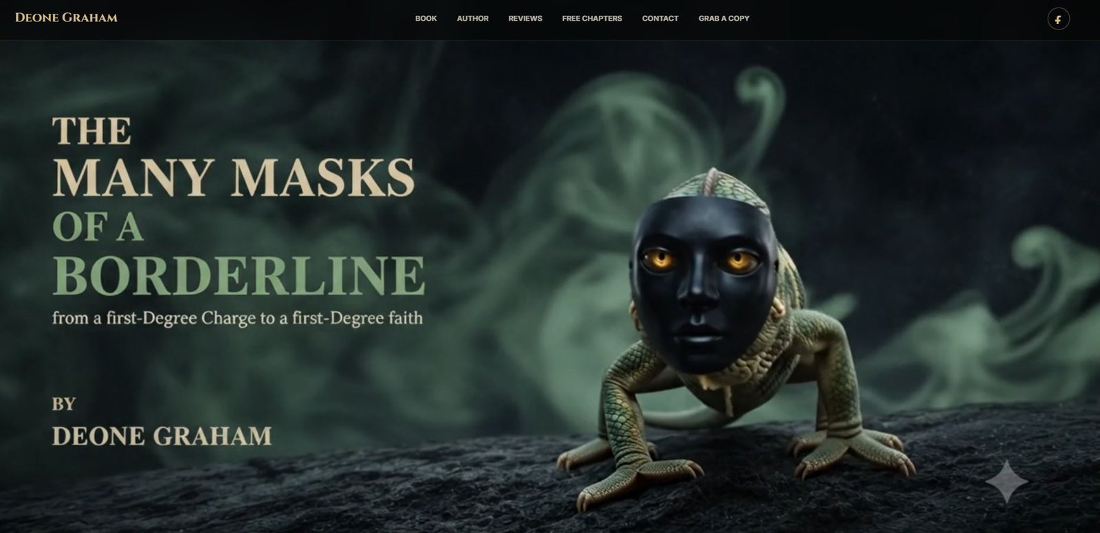Author website example 3